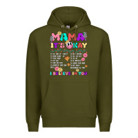 Army Green mama it's okay Premium Hoodie - JahusDesignShop