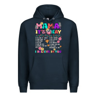 Navy mama it's okay Premium Hoodie - JahusDesignShop