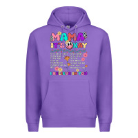 Purple mama it's okay Premium Hoodie - JahusDesignShop