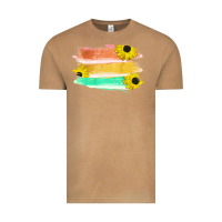 Vintage Camel Colored Triple Sunflower Brush Strokes Vintage Tee - Bettercallsaul