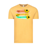 Vintage Mustard Colored Triple Sunflower Brush Strokes Vintage Tee - Bettercallsaul