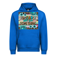 Cobalt probably late for something tumbler 3 Urban Hoodie - CowGirlArtShop