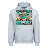 Heather Grey probably late for something tumbler 3 Urban Hoodie - CowGirlArtShop