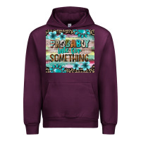 Mauve Wine probably late for something tumbler 3 Urban Hoodie - CowGirlArtShop