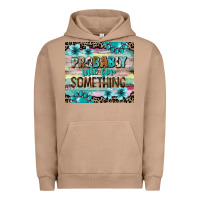 Pigment Burro probably late for something tumbler 3 Urban Hoodie - CowGirlArtShop