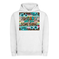 Pigment Lunar Rock probably late for something tumbler 3 Urban Hoodie - CowGirlArtShop