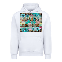 White probably late for something tumbler 3 Urban Hoodie - CowGirlArtShop