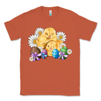 Copper chicks eggs daisy easter Classic Tee - Artiststas