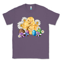 Lavender chicks eggs daisy easter Classic Tee - Artiststas