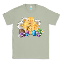 Matcha chicks eggs daisy easter Classic Tee - Artiststas