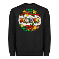 Black Christmas Believe Heavyweight Sweatshirt - Artiststas