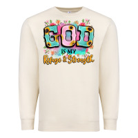 Sandshell god is my refuge and strength Premium Sweatshirt - LillyAllenDesigns