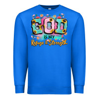 True Royal god is my refuge and strength Premium Sweatshirt - LillyAllenDesigns
