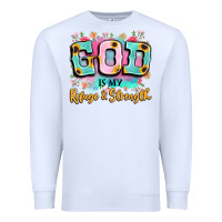 White god is my refuge and strength Premium Sweatshirt - LillyAllenDesigns