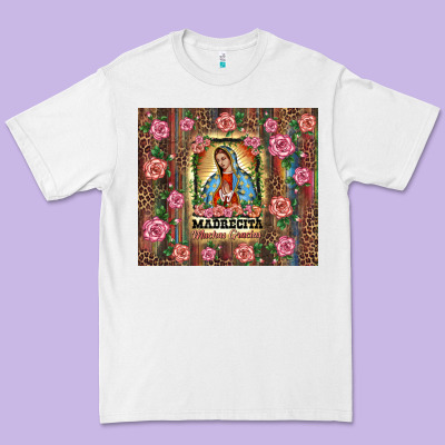 Madrecita Muchas Gracias Premium Tee Designed By Barkaloodesign