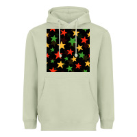 Matcha african color stars seamless pattern Heavyweight Hoodie - BundleAndBundleShop