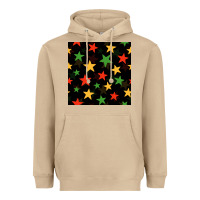 Mushroom african color stars seamless pattern Heavyweight Hoodie - BundleAndBundleShop
