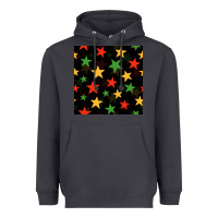 Smoke african color stars seamless pattern Heavyweight Hoodie - BundleAndBundleShop