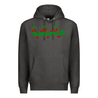 Charcoal Heather Christmas Ho Ho Ho Premium Hoodie - Bettercallsaul