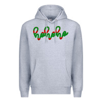 Heather Grey Christmas Ho Ho Ho Premium Hoodie - Bettercallsaul