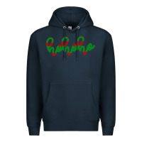 Navy Christmas Ho Ho Ho Premium Hoodie - Bettercallsaul