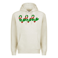 Oatmeal Heather Christmas Ho Ho Ho Premium Hoodie - Bettercallsaul