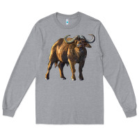 Heather Grey Buffalo Long Sleeve Tee - LillyAllenDesigns