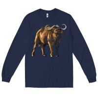 Navy Buffalo Long Sleeve Tee - LillyAllenDesigns