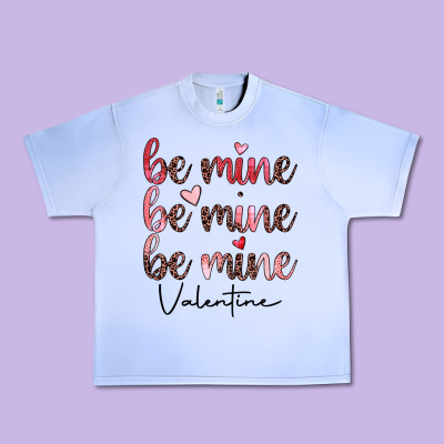 Be Mine Valentine Urban Heavy Tee Designed By Jahusdesignshop