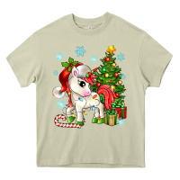Mossy Christmas unicorn Heavy Core Tee - Zillion Design Studio