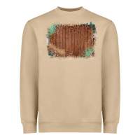 Mushroom Wood Glitter Leopard Pattern Frame Heavyweight Sweatshirt - Bettercallsaul