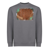 Storm Wood Glitter Leopard Pattern Frame Heavyweight Sweatshirt - Bettercallsaul