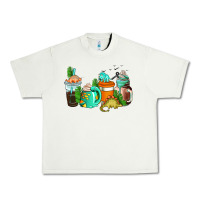 Pistachio dinosaur coffee cups Urban Heavy Tee - AdoDesignShop