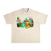 Sandshell dinosaur coffee cups Urban Heavy Tee - AdoDesignShop