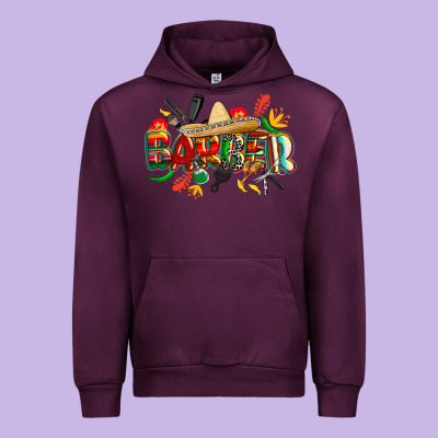Cinco De Mayo Barber Urban Hoodie Designed By Cowgirlartshop