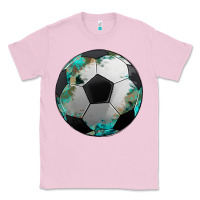 Bubblegum Pink western sport soccer camouflage turquoise pattern Classic Tee - Artiststas