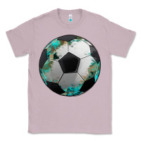 Lilac western sport soccer camouflage turquoise pattern Classic Tee - Artiststas