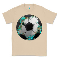 Mushroom western sport soccer camouflage turquoise pattern Classic Tee - Artiststas
