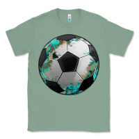 Sage western sport soccer camouflage turquoise pattern Classic Tee - Artiststas