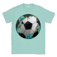 Seafoam western sport soccer camouflage turquoise pattern Classic Tee - Artiststas