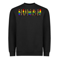 Black human Heavyweight Sweatshirt - JahusDesignShop