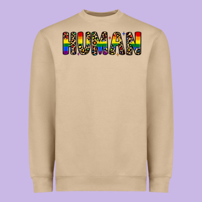 Human Heavyweight Sweatshirt Designed By Jahusdesignshop