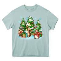 Arona christmas rabbits Heavy Core Tee - Zillion Design Studio