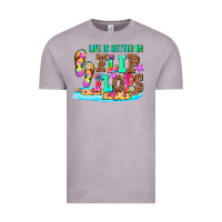 Vintage Zinc life is better in flip flops Vintage Tee - AdoDesignShop