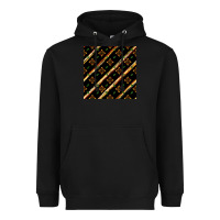 Black african floral seamless pattern Heavyweight Hoodie - BundleAndBundleShop