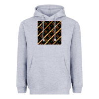 Heather Grey african floral seamless pattern Heavyweight Hoodie - BundleAndBundleShop