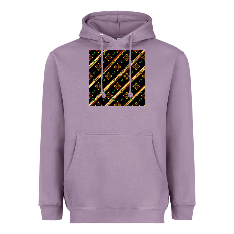 African Floral Seamless Pattern Heavyweight Hoodie by BundleAndBundleShop | Teevron