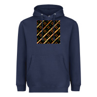 Navy african floral seamless pattern Heavyweight Hoodie - BundleAndBundleShop