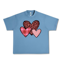 Pebble Blue hearts Urban Heavy Tee - JahusDesignShop