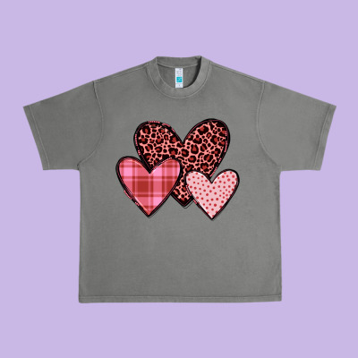 Hearts Urban Heavy Tee Designed By Jahusdesignshop